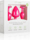 Siliconen Buttplug Met Diamant - Roze
