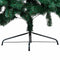 vidaXL - Kunstkerstboom - met - verlichting - en - kerstballen - half - 240 - cm - groen