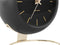 Karlsson Globe - Tafelklok - Gouden details - Zwart - 21x24,5x14cm