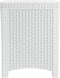 vidaXL - Tuinbox - 39x39x46 - cm - PP - rattan - wit