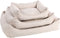 Flamingo Baldar - Orthopedische hondenmand - Memory foam - Beige 65 x 50 x 20 cm