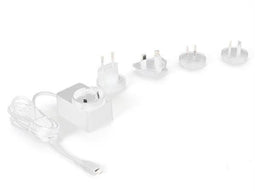 HQ-Power PSS6EUSB38WT - Compacte lader met micro-USB - 4 reisstekkers voor Australië Europa UK US 5 V 2.5 A 12.5 W - Wit