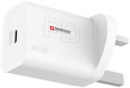 Skross SKCH000530WPDUKCN - USB-oplader - 30 W max USB-C PD - Wit
