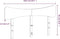 vidaXL - Hoofdbord - 160 cm - massief grenenhout - wit
