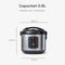 KitchenLove Rijstkoker 0.8L - Multicooker - Stoomfunctie - Zwart RVS