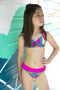 Just Beach Meisjes Bikini - Maat 176 - Mandala print met franjes - Boho Mandala