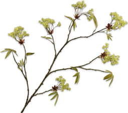 Silk-ka Kunstbloem-Zijden Bloem Esdoorn Tak Groen 110 cm