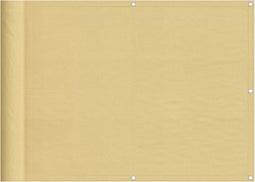 vidaXL - Balkonscherm - 75x300 - cm - 100% - oxford - polyester - zandkleurig