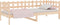 vidaXL - Slaapbank - zonder - matras - 90x200 - cm - massief - grenenhout