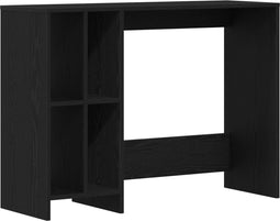 vidaXL - Bureau - Zwart - Eiken - 102,5x35x75 - cm - Gemaakt - van - Engineered - Hout