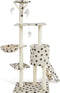 Lifa Living Pootjes - Krabpaal - 42x60x138,5 cm - creme/zwart