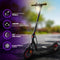 Opvouwbare elektrische step - URBANGLIDE - 100 MAX - 350W - 10 wielen - Volwassene - Zwart