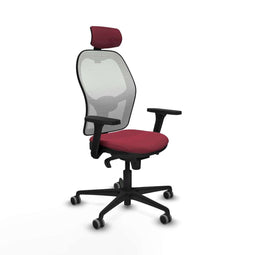 Bureaustoel met hoofdsteun Jorquera Piqueras y Crespo 3D036G2 Kastanjebruin