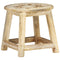 vidaXL - Kruk - handgeschilderd - 38x38x35 - cm - massief - mangohout
