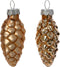 Denappel glas d2.5h6 cm pec.bruin 12st