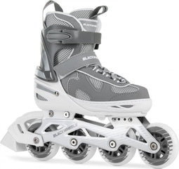 Blackwheels Flex Pro - Verstelbare Rolschaatsen Inlineskates - Lichtgewicht en comfortabel - Grijs L 38-41