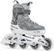 Blackwheels Flex Pro - Verstelbare Rolschaatsen Inlineskates - Lichtgewicht en comfortabel - Grijs L 38-41