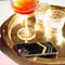 iMoshion Hoesje Geschikt voor Samsung Galaxy A51 Hoesje Siliconen - iMoshion Design hoesje - Goud / Zwart / Graphic Marble Gold