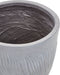 FTERO - Bloempot - Grijs - 28 x 28 x 16 cm - Kleivezel