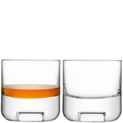 L.S.A. Cask Whisky Tumbler 240 ml Clear x 2