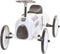 Retro Roller Lewis - Loopauto - Metalen wielen - Wit