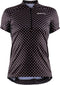 Craft Velo Art Jersey W - Fietsshirt - Bodymapped - Zwart (S)