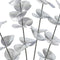 Spray polyester d9h69 cm zilver