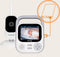 Lionelo Babyline 3.2 - Babyfoon Premium - Full HD camera 2.8’’ - 3x zoom - bereik 50 m / 350 m - nachtmodus 7 m - twee-weg communicatie