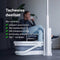 Techweise 4-in-1 Dweilsysteem - Dweilset met Sprayfunctie - Opvouwbare Emmer - Wit Grijs