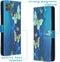 iMoshion Hoesje Geschikt voor Motorola Moto G9 Power Hoesje Met Pasjeshouder - iMoshion Design Softcase Bookcase - Meerkleurig / Blue Butterfly