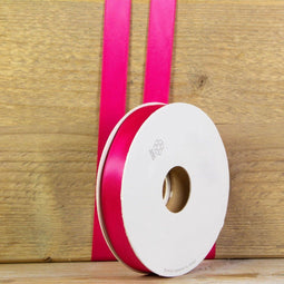 Satijn lint 16 mm roze op rol van 25 meter