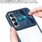 iMoshion Hoesje Geschikt voor Samsung Galaxy S22 Hoesje - iMoshion Camslider Backcover - Donkerblauw