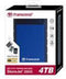 Transcend StoreJet 25H3 - Externe harde schijf - 2TB - Schokbestendig - Blauw