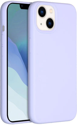 Accezz Liquid Silicone Backcover iPhone 14 - Schokabsorberend - Paars