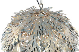 PTMD Carlyn Hanglamp Koraal - H35 x Ø42 cm - Ijzer - Koper