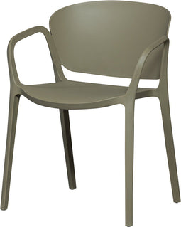 WOOOD Bent - Tuinstoel - Stapelbaar - Groen (2 stuks)