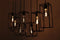 Light & Living Hanglamp Marley - Zwart - 84x15x57cm - 7L - Luxe - Hanglampen Eetkamer, Slaapkamer, Woonkamer