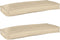 vidaXL - Ligbedkussens - voor - Bank - 2 - stuks - Beige - 100x40x8 - cm - Oxford - Stof