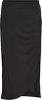 Object - Objannie Hw Drape Skirt - Maat S - Zwart