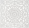 Wanddecoratie DKD Home Decor Wit Mandala Indiaas Verouderde afwerking Decapé 90 x 4 x 90 cm