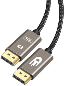 Drivv. Displayport 1.4 Kabel - 8K 60Hz - 4K 144Hz - 32.4Gbps - Modern Grey - 1 meter