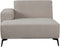 LABEL51 Bank Nero Element Chaise Longue Links Naturel Bouclé