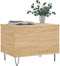 vidaXL - Salontafel - 60x44,5x45 - cm - bewerkt - hout - sonoma - eikenkleurig