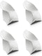 Flux Chair Junior opvouwbare design kinderstoel wit (4 stuks)