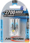 Ansmann 2850 mAh - NiMH Accu - Universeel - Zilver