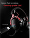 Over Ear Mipow Headset Draadloos, Wired Zwart, Rood