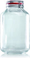 Bormioli Rocco Weckpot/inmaakpot - 4L - glas - met beugelsluiting - luchtdicht - voorraadpot