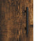 vidaXL - Hoge - kast - 69,5x31x115 - cm - bewerkt - hout - gerookt - eikenkleurig