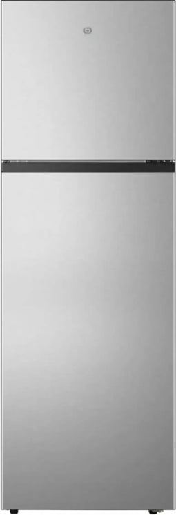 Essentiel-B ERDV165-55S3 - Vrijstaand 2-deurs koelkast met diepvries - Inox grijs zilver