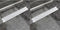 vidaXL - Doucheafvoer - 2 - st - rechthoekig - golvend - 530x140 - mm - roestvrij - staal